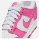 Dunk Low Laser Fushsia Grade School Lifestyle Shoe - White/Laser Fuchsia