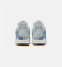 Air Jordan 4 Retro Worn Blue Womens Lifestyle Shoe - Sail/Sail Gum/Light Brown/Worn Blue