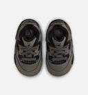 Air Jordan 4 Retro Cave Stone And Black Infant Toddler Lifestyle Shoe - Cave Stone/Black/Moon Particle