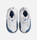 Air Jordan 12 Retro French Blue Infant Toddler Lifestyle Shoe - White/French Blue/Metallic Silver/Varsity Red