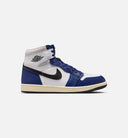 Air Jordan 1 Retro High OG Rare Air Deep Royal Blue Mens Lifestyle Shoe - White/Black/Neutral Grey/Deep Royal Blue