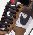 Air Force 1 Retro Low White and Baroque Brown Mens Lifestyle Shoe - White/Baroque Brown